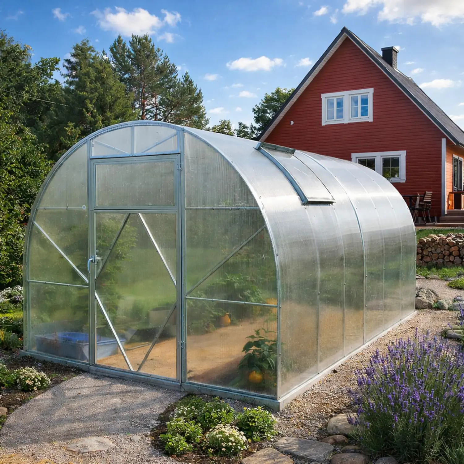 Drivhus Premium Tunnel S (6-30m²) - Billede 2