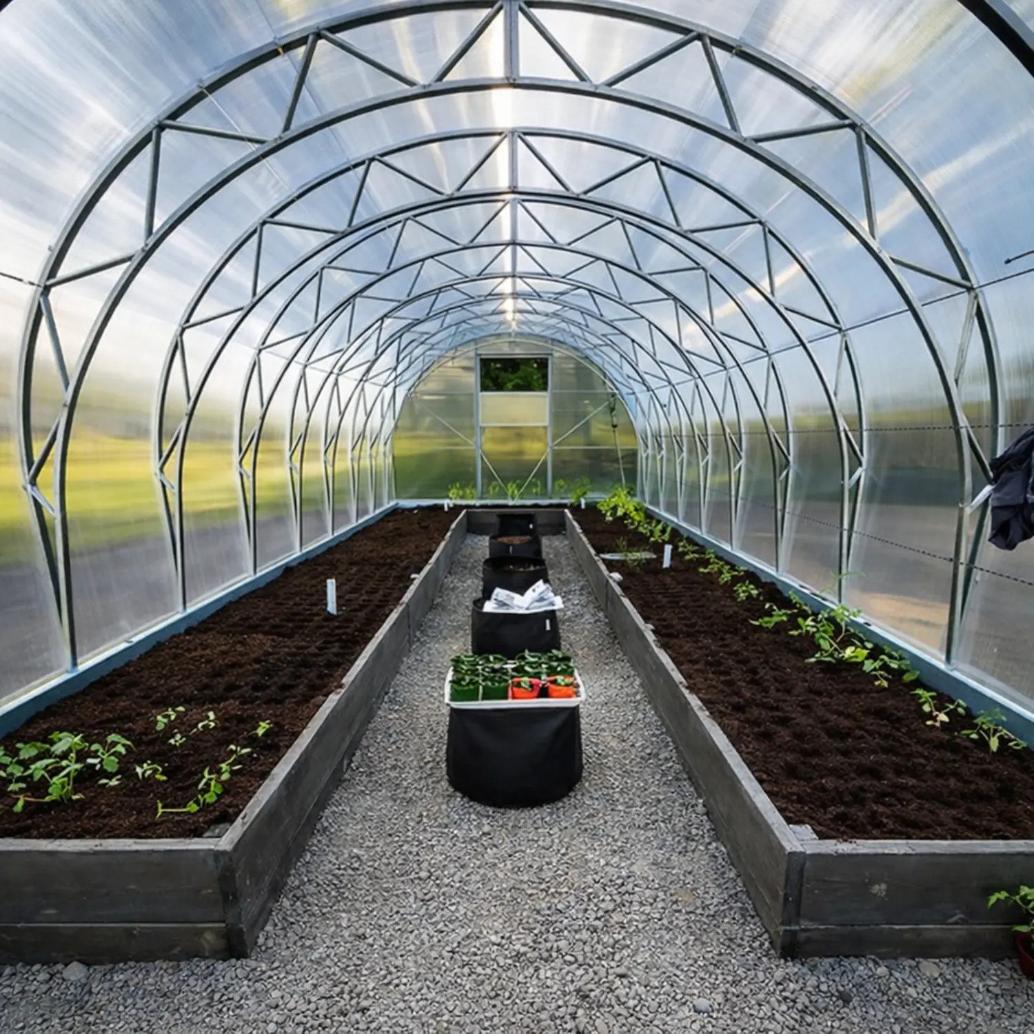 Drivhus Premium Tunnel S (6-30m²) - Billede 3