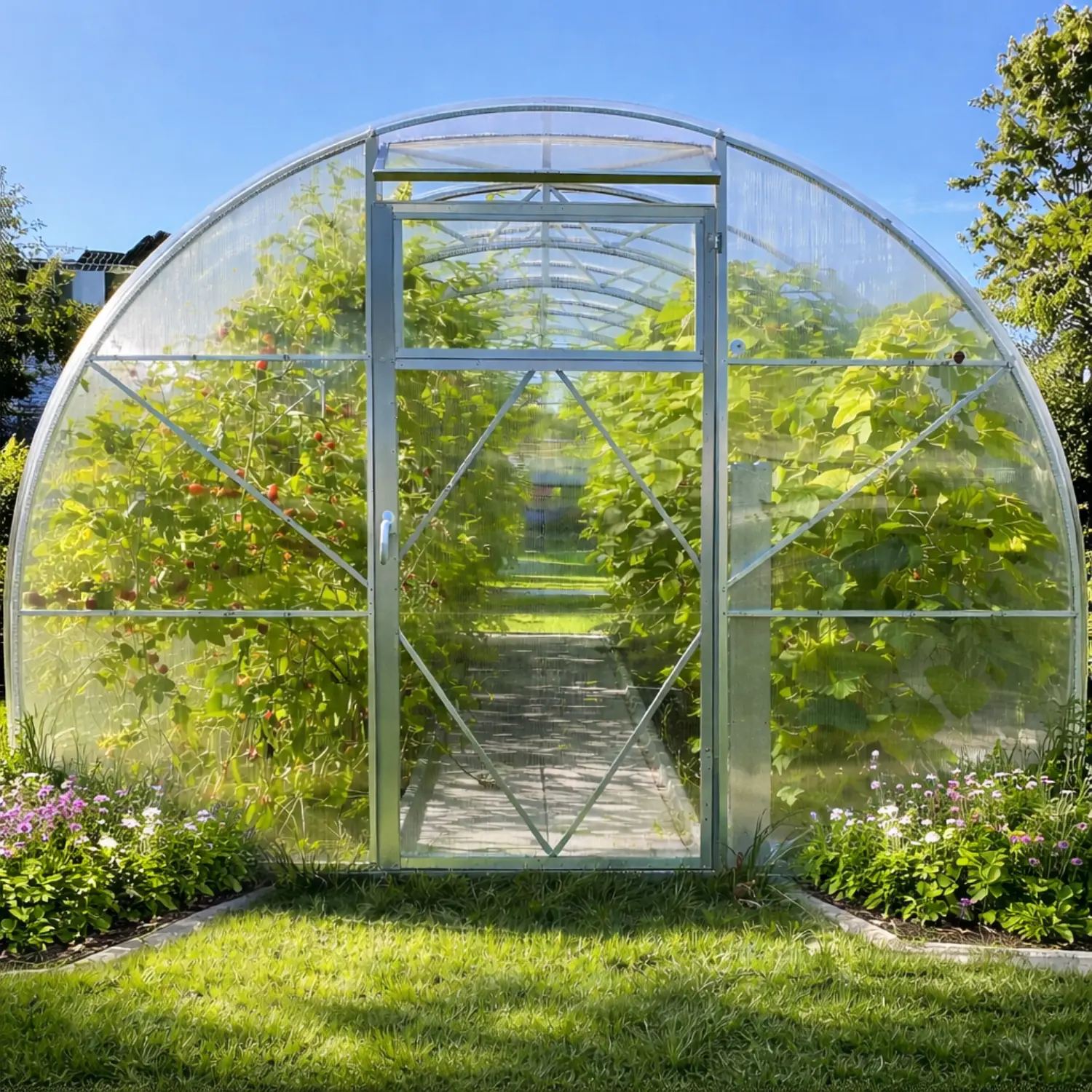 Drivhus Premium Tunnel M (12-64m²) - Billede 3