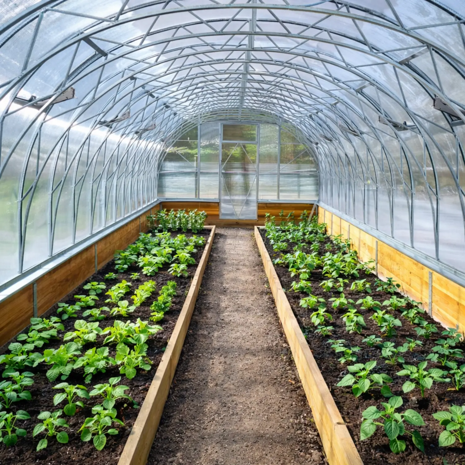 Drivhus Premium Tunnel M (12-64m²) - Billede 4