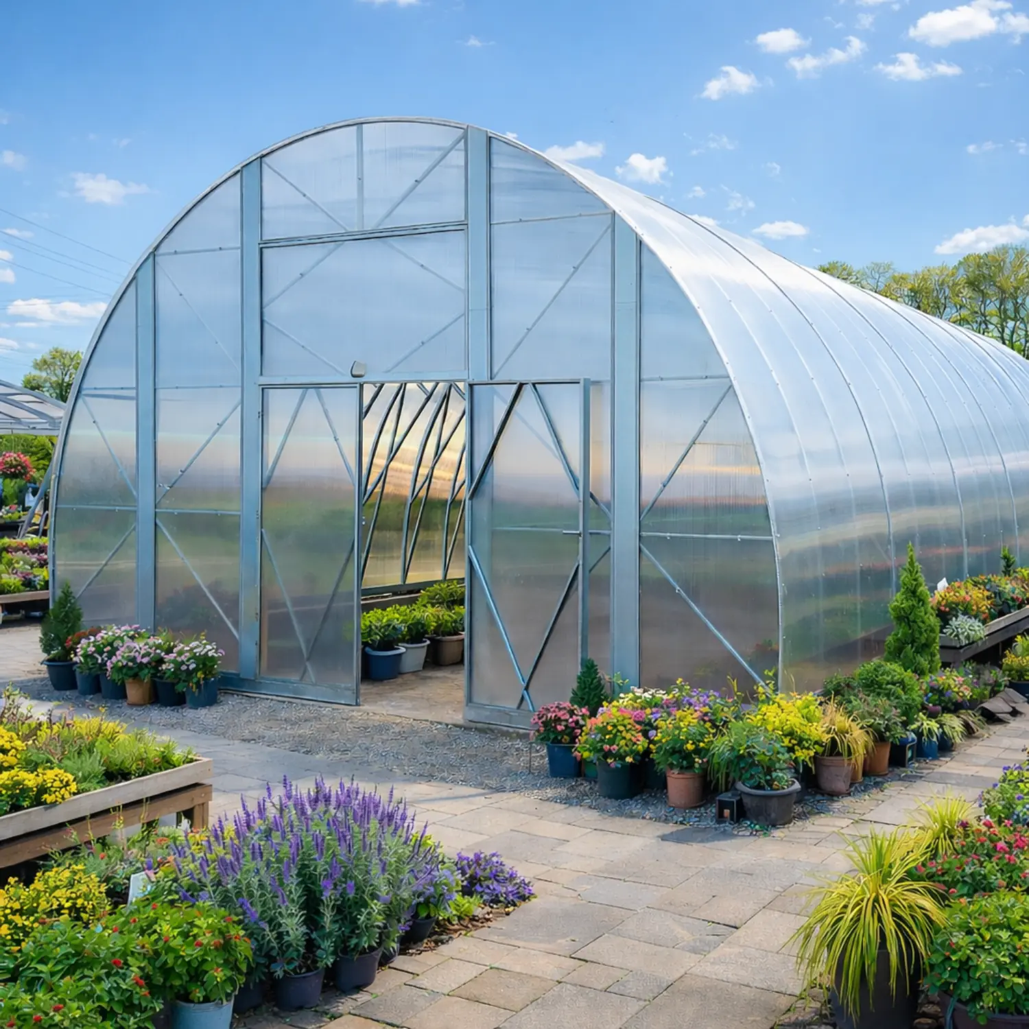 Drivhus Premium Tunnel L (50-210m²)