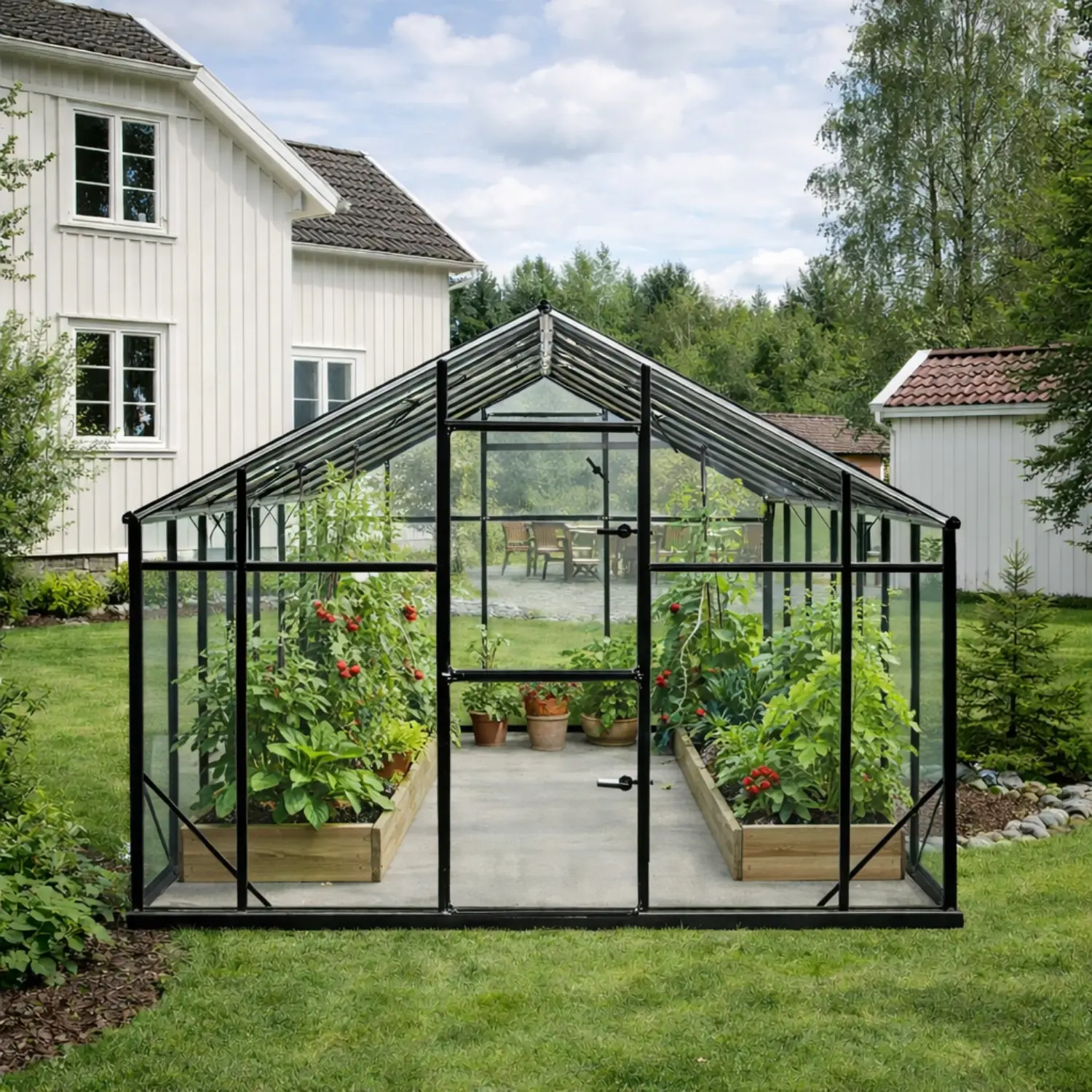 Drivhus Sanus L (3,3-9,5m²) - Billede 2