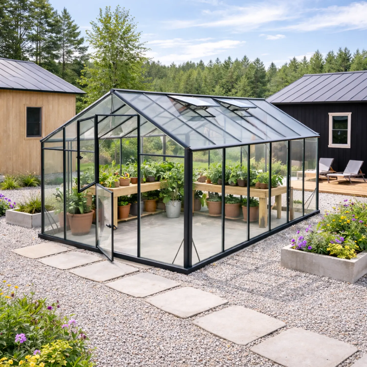 Drivhus Sanus XL (4,4-12,5m²)