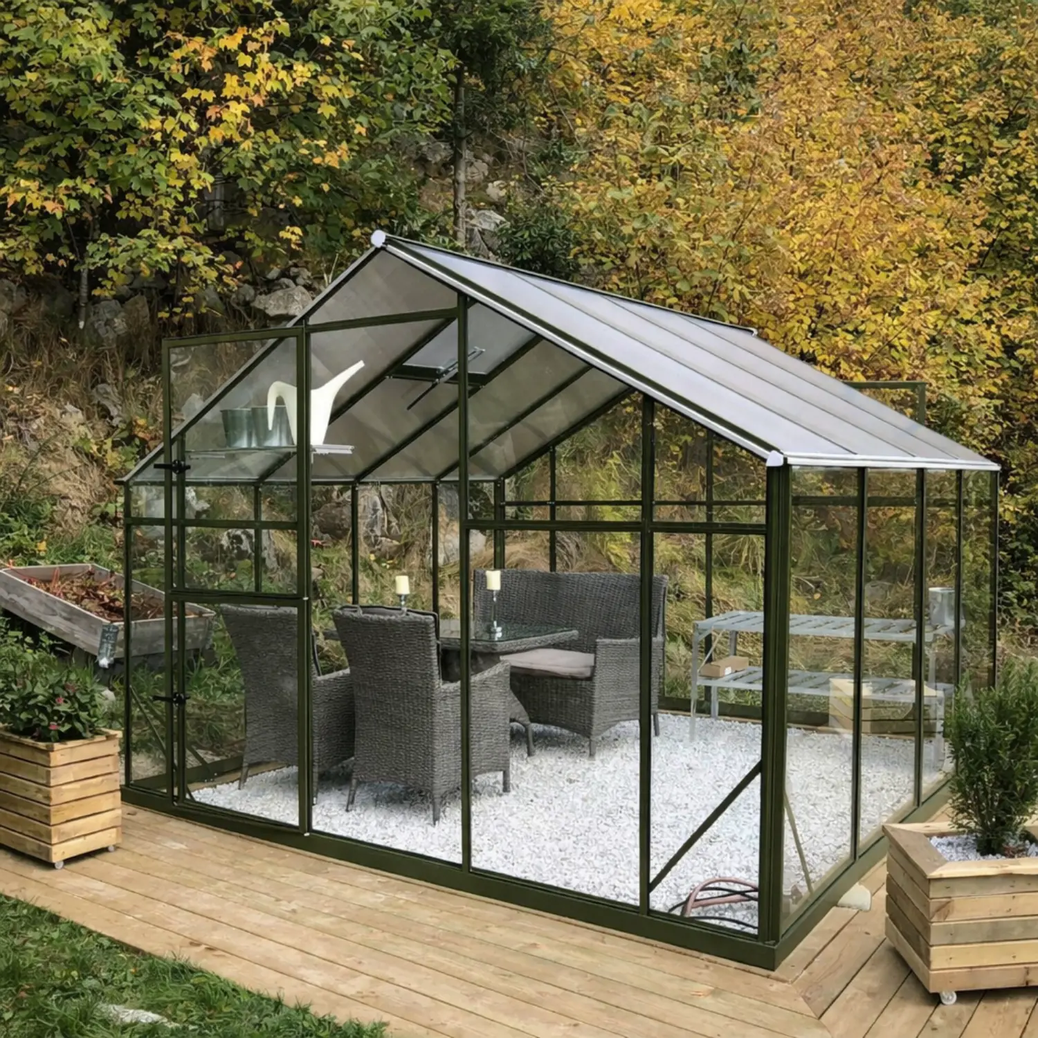 Drivhus Sanus XL Hybrid (4,4-18,6m²) - Billede 2