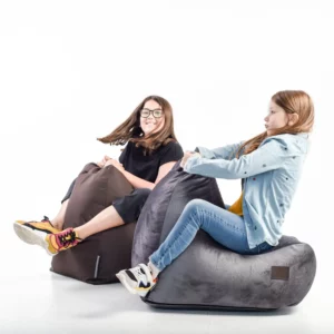 Sækkestol børn i luksuriøs velour