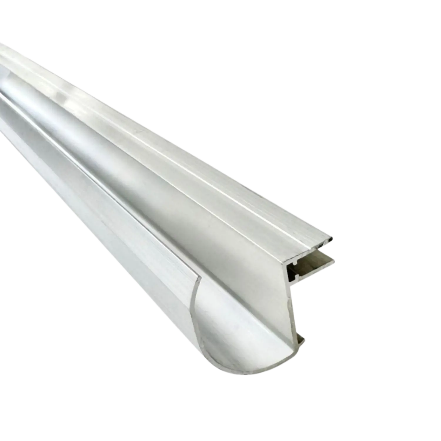 Aluminium takrenne til drivhus - grå (4.2m)