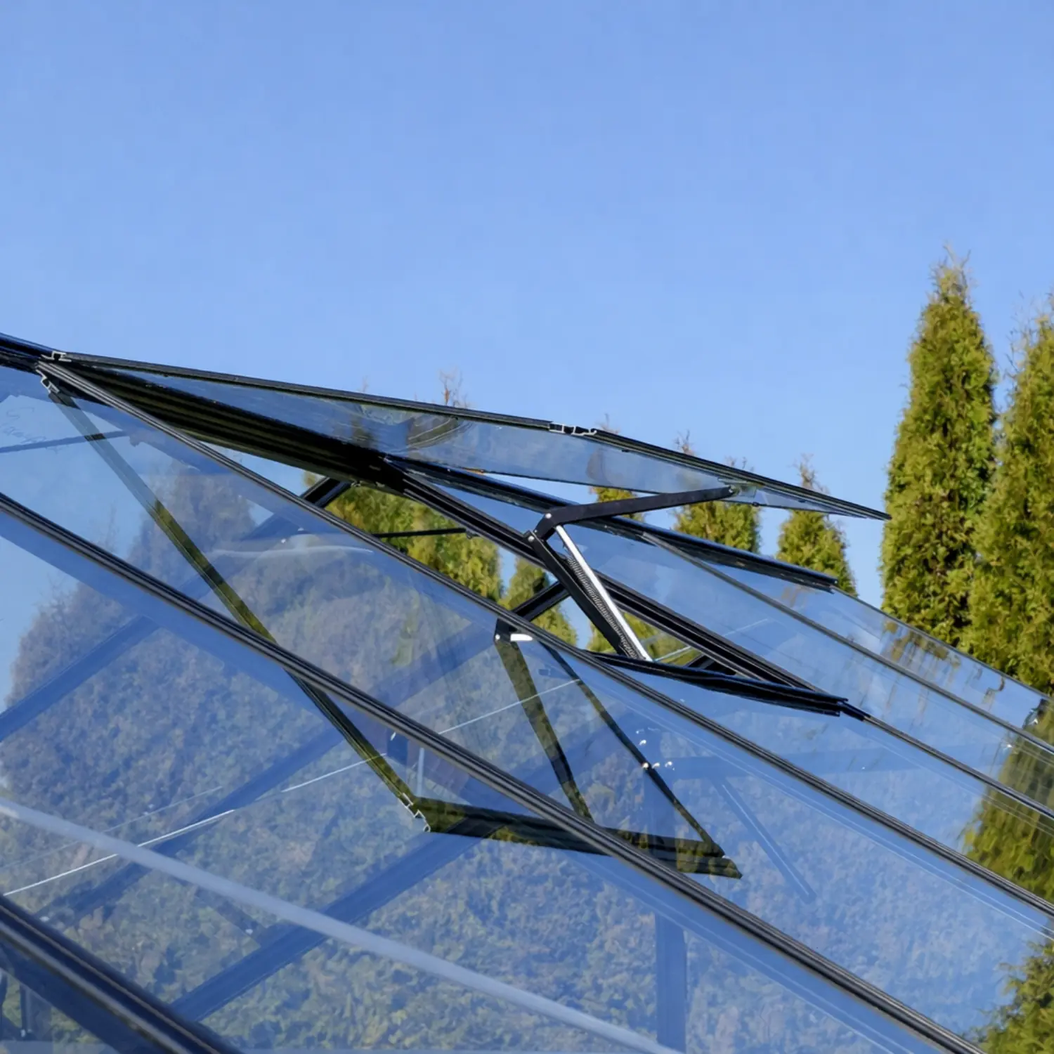 Automatisk takvindu for Glas drivhus Sanus