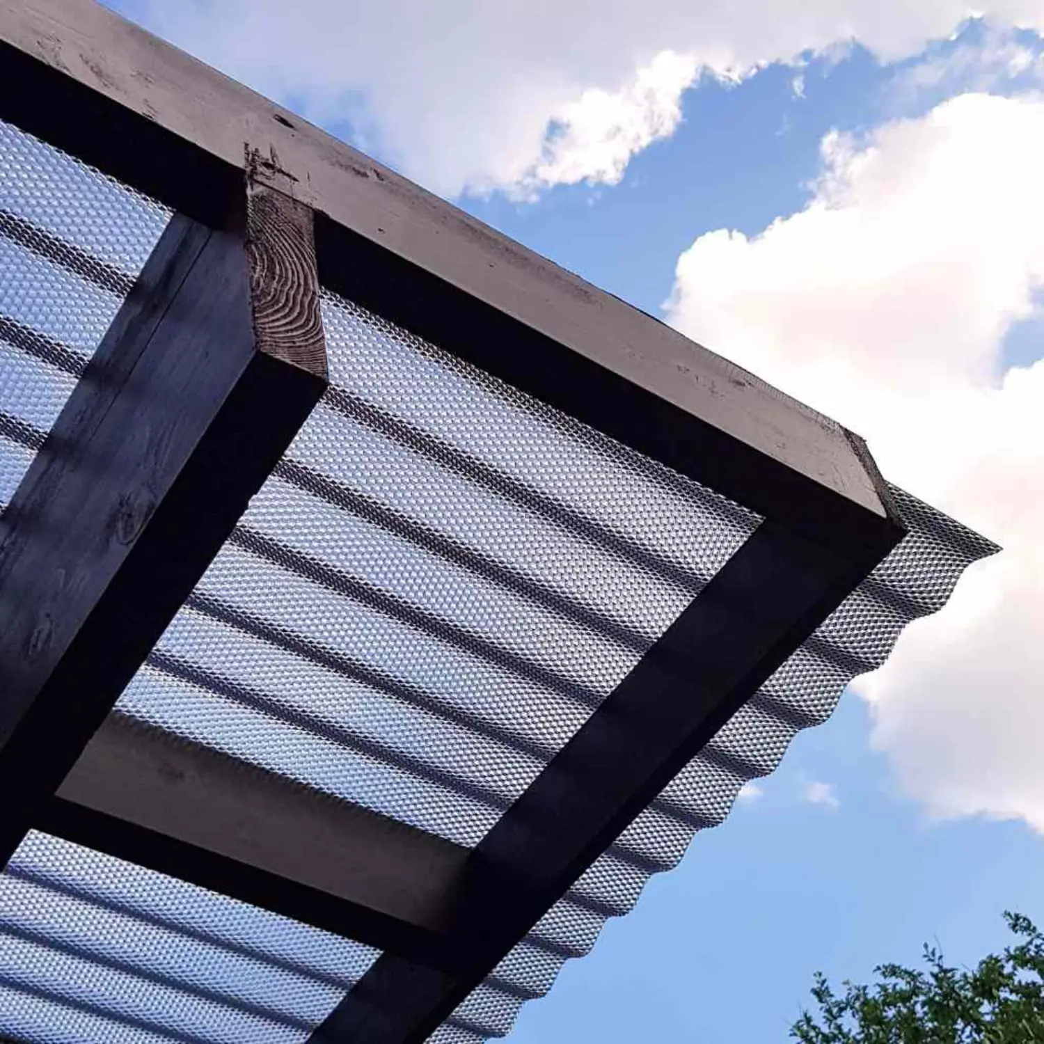 Polycarbonat sinusplader Diamond 76/18 Grå 1045 mm - Billede 2