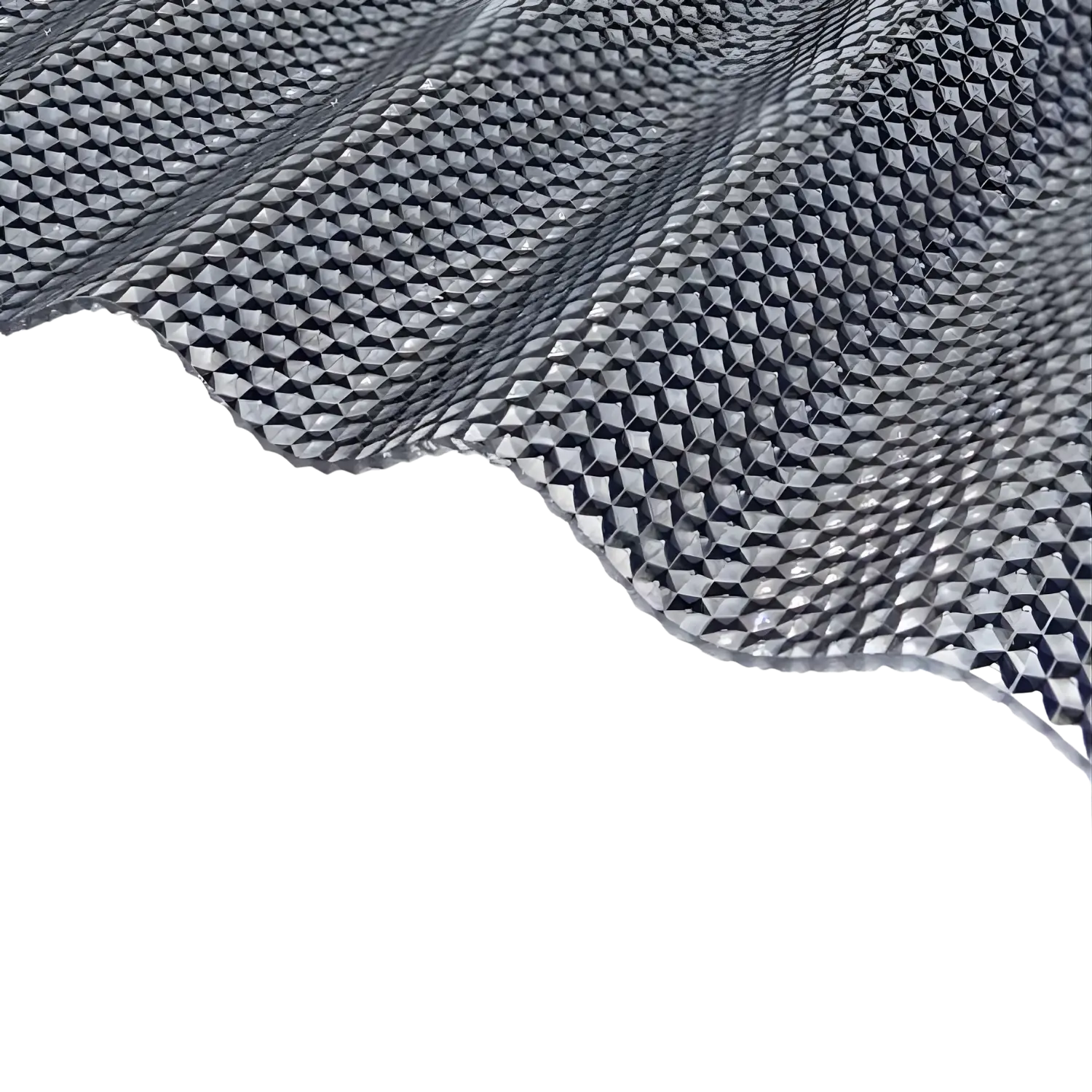Polycarbonat sinusplader Diamond 76/18 Grå 1045 mm