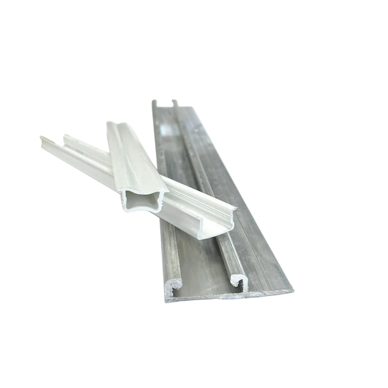 Aluminium klemmeprofil enkel - for plastfilm, sølv - Billede 4