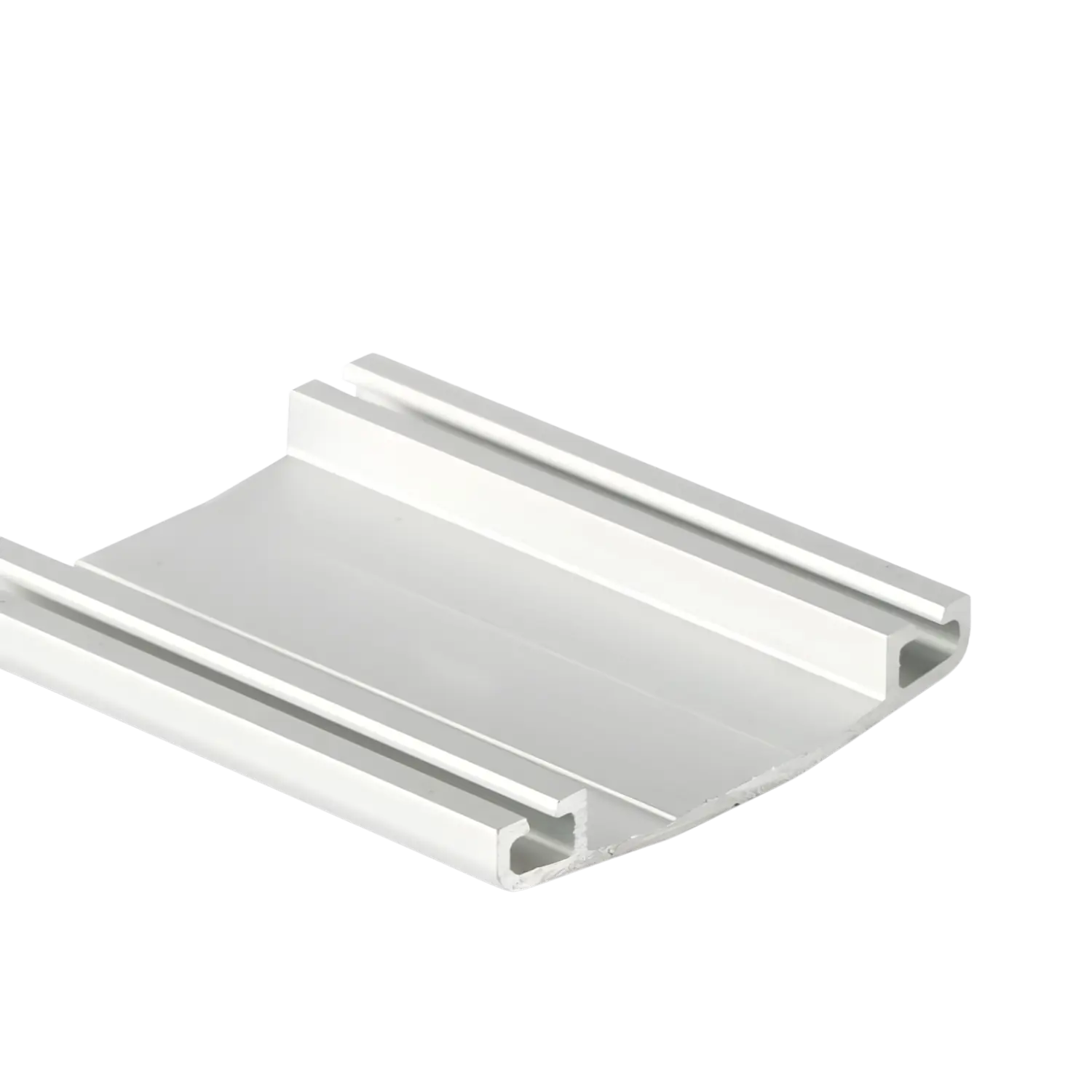 Aluminium klemmeprofil - anodiseret, sølv - Billede 2