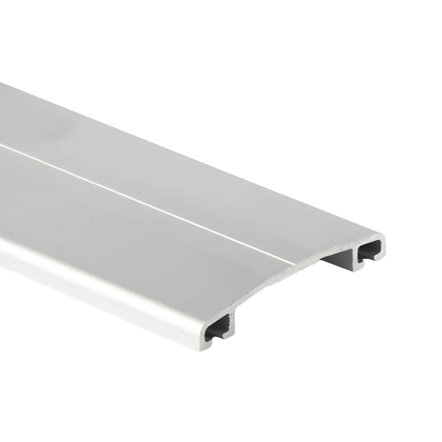 Aluminium klemmeprofil - anodiseret, sølv