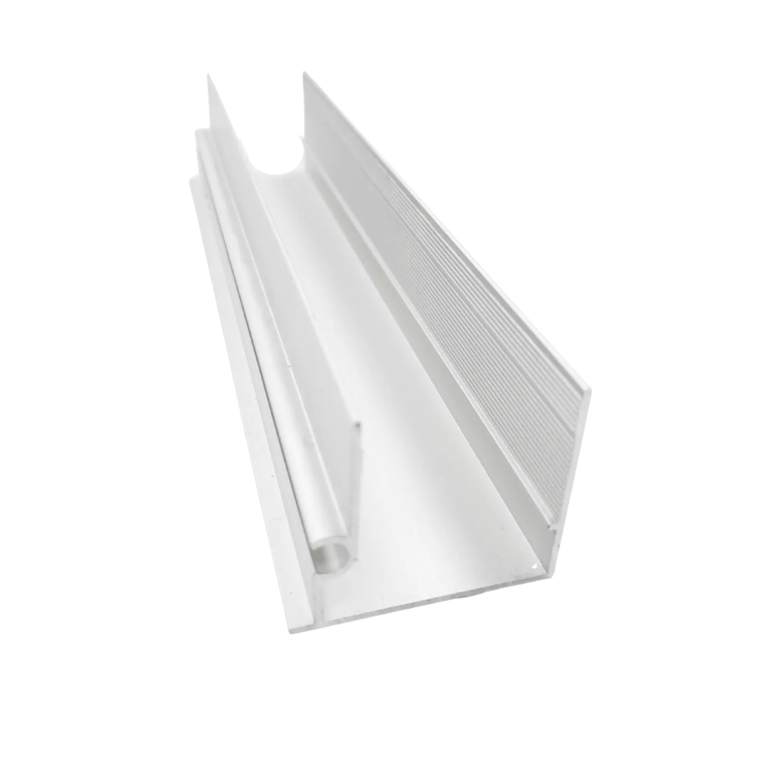 Aluminium U-profil - anodiseret, sølv (16mm) - Billede 5