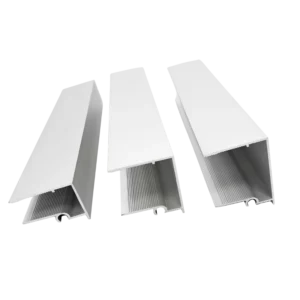 Aluminium U-profil - eloksert, sølv (16mm)