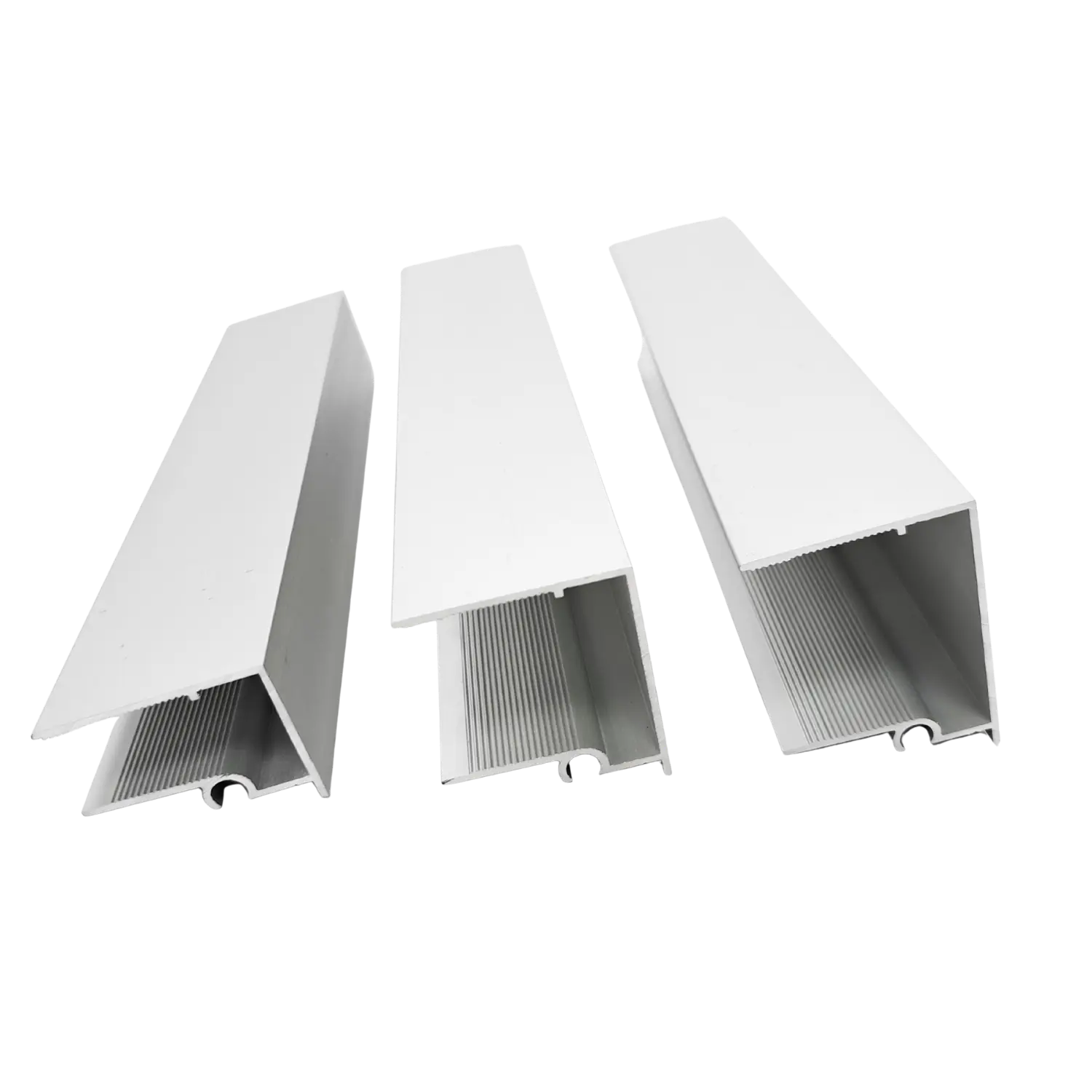 Aluminium U-profil - anodiseret, sølv (16mm)