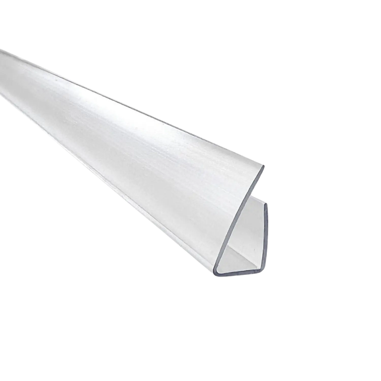 Plast U-profil - klar (10-16mm) - Billede 2