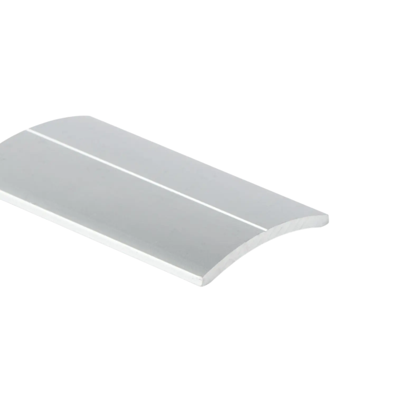 Aluminiumlist konveks - anodiseret, sølv