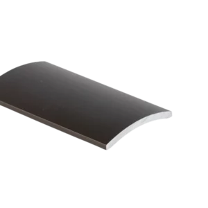 Aluminiumlist konveks - anodiseret, brun