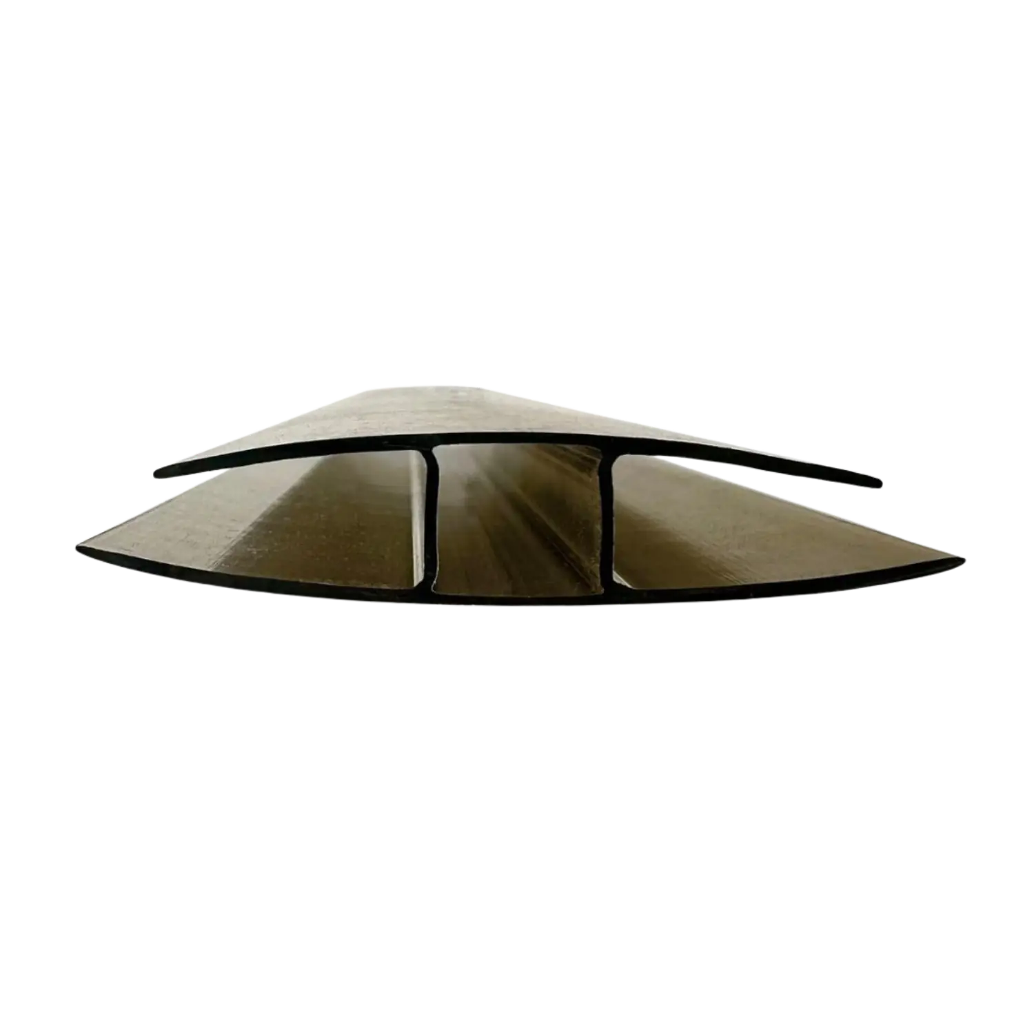 Plast H-profil - bronse (4-16mm) - Billede 3