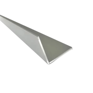 Aluminium L-profil - anodiseret, sølv