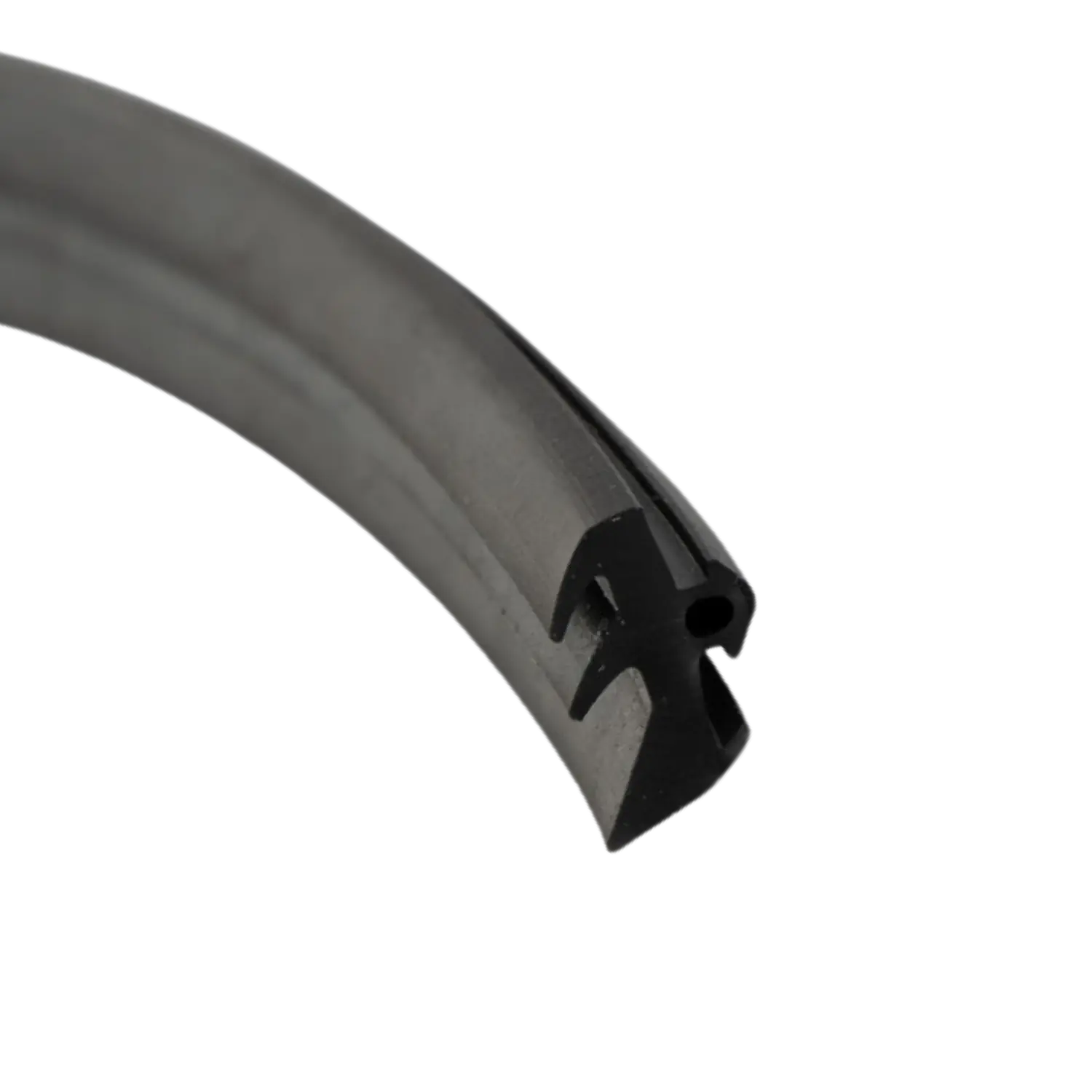EPDM gummipakning for klemmeprofil - svart