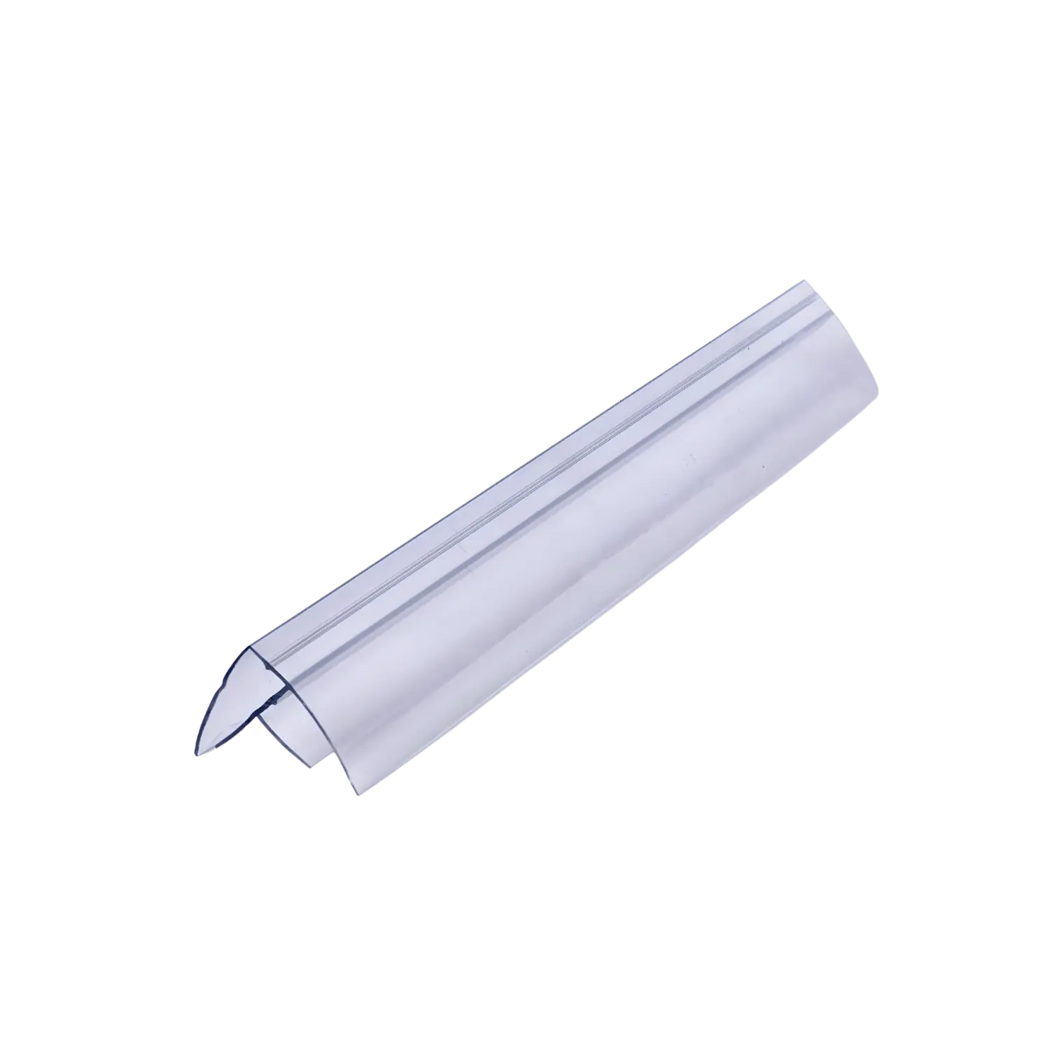 Plast hjørneprofil - klar (6-10mm)