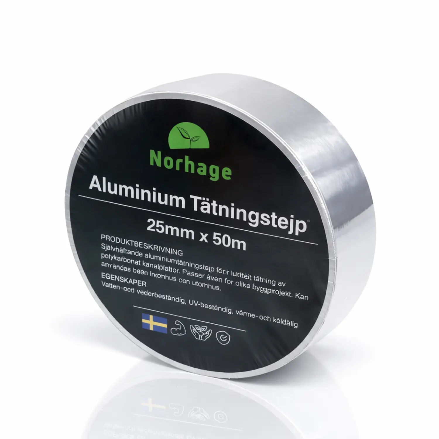 Aluminiumstape til isolasjon (25mm - 75mm) - Billede 4