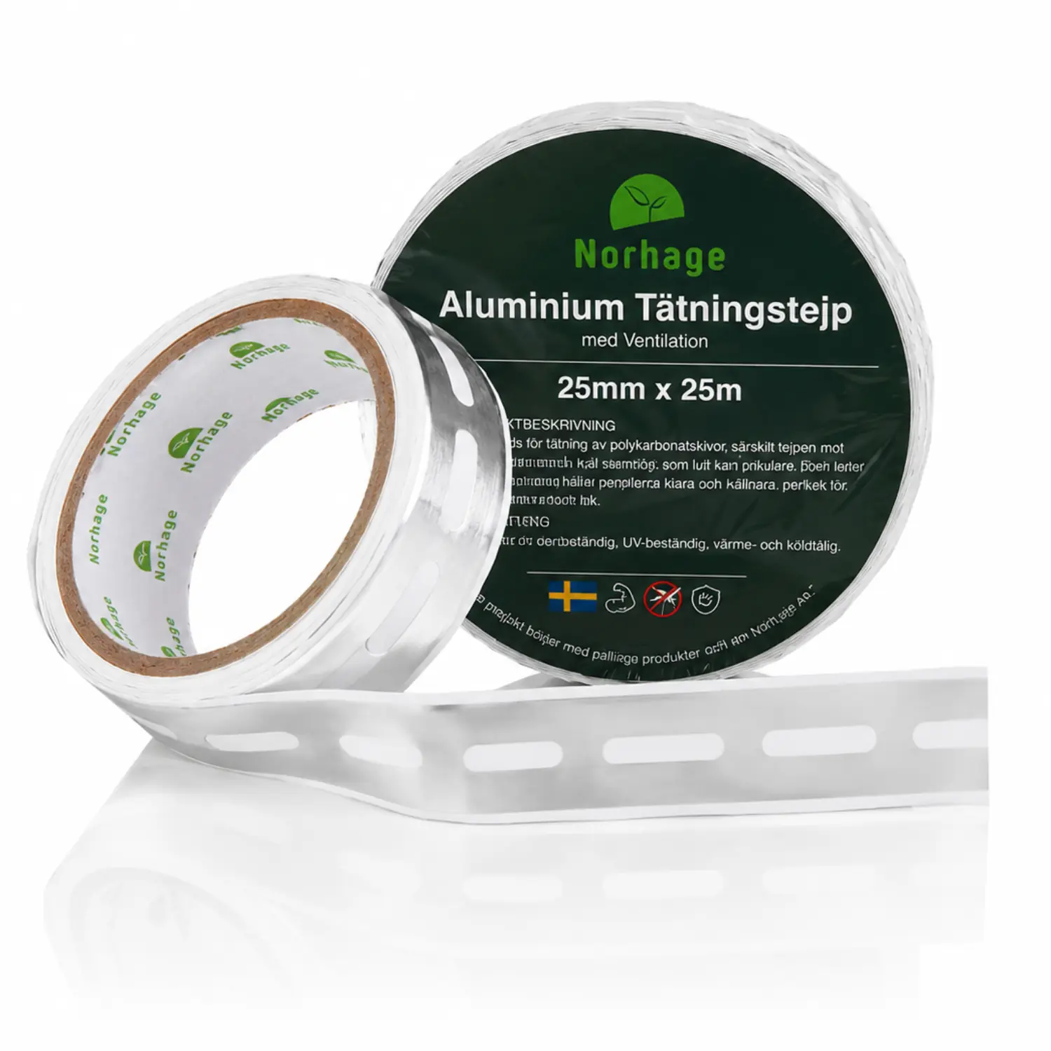 Diffusjonstape i aluminium (25mm - 60mm) - Image 4