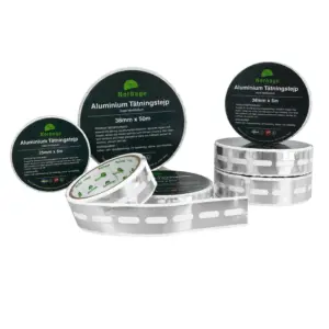 Diffusjonstape i aluminium (25mm - 60mm)