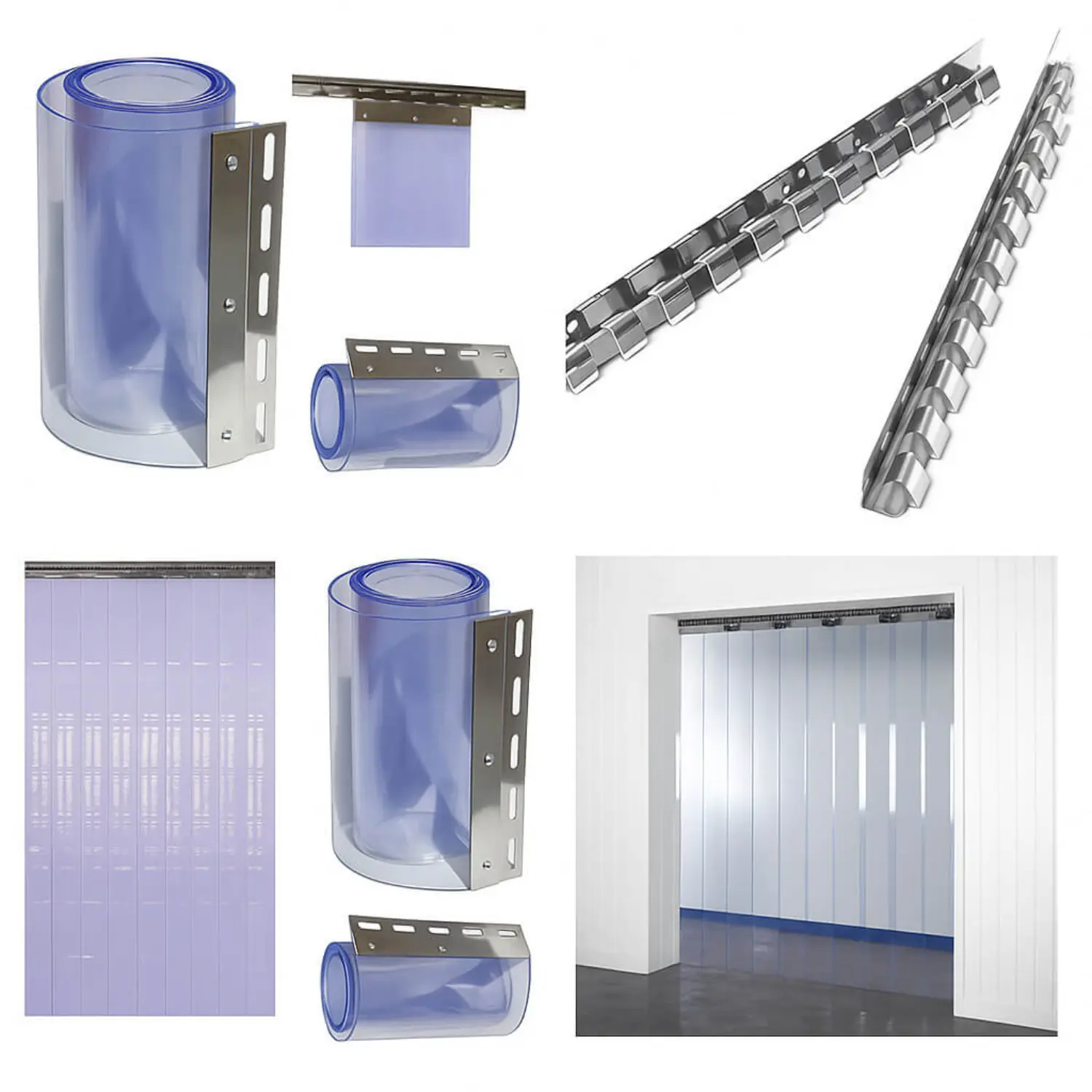 PVC lamelgardiner system til industri og lager