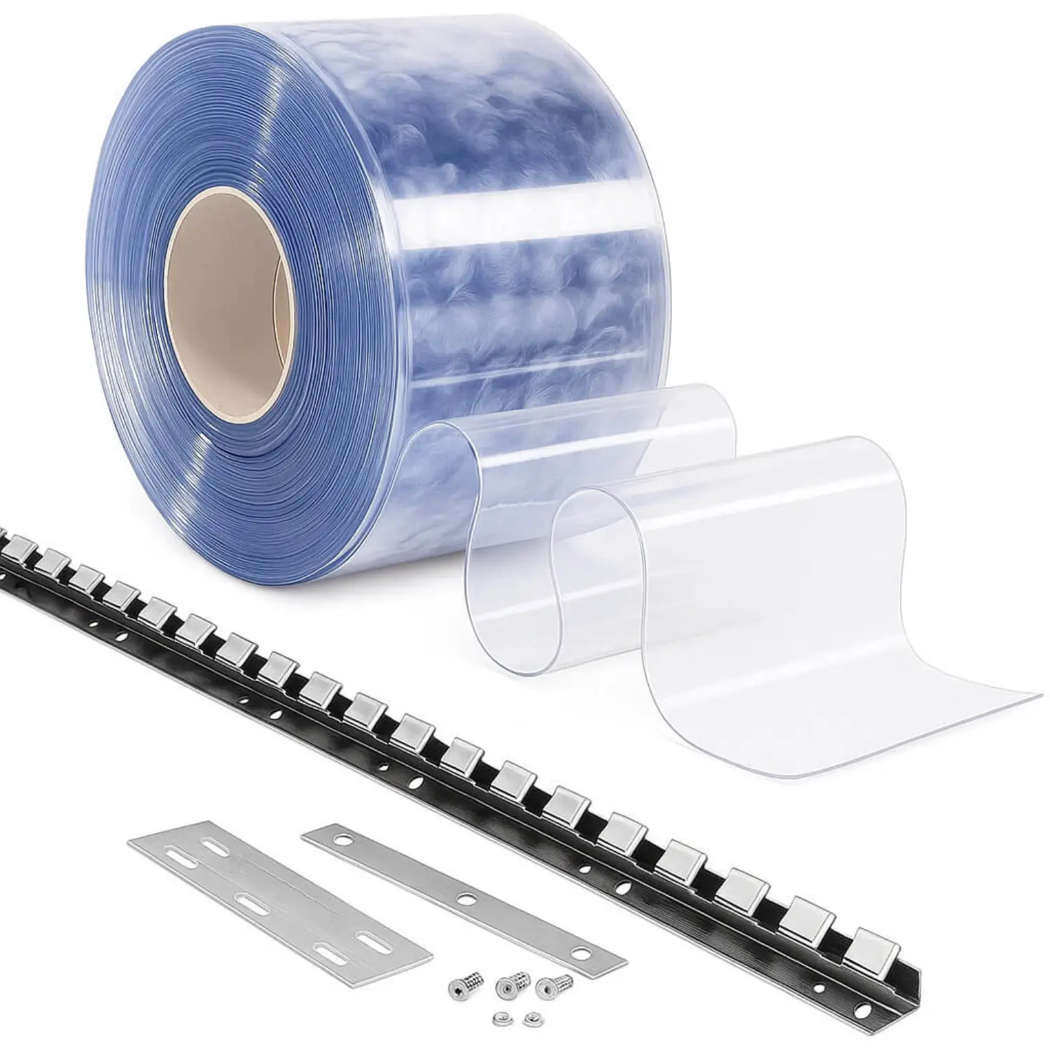 PVC lamelgardiner system til industri og lager - Billede 3