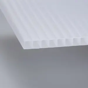 Kanalplast 6 mm Opal – PolyPiù UV-beskyttet 1300 g/m² (tilpasset på mål)